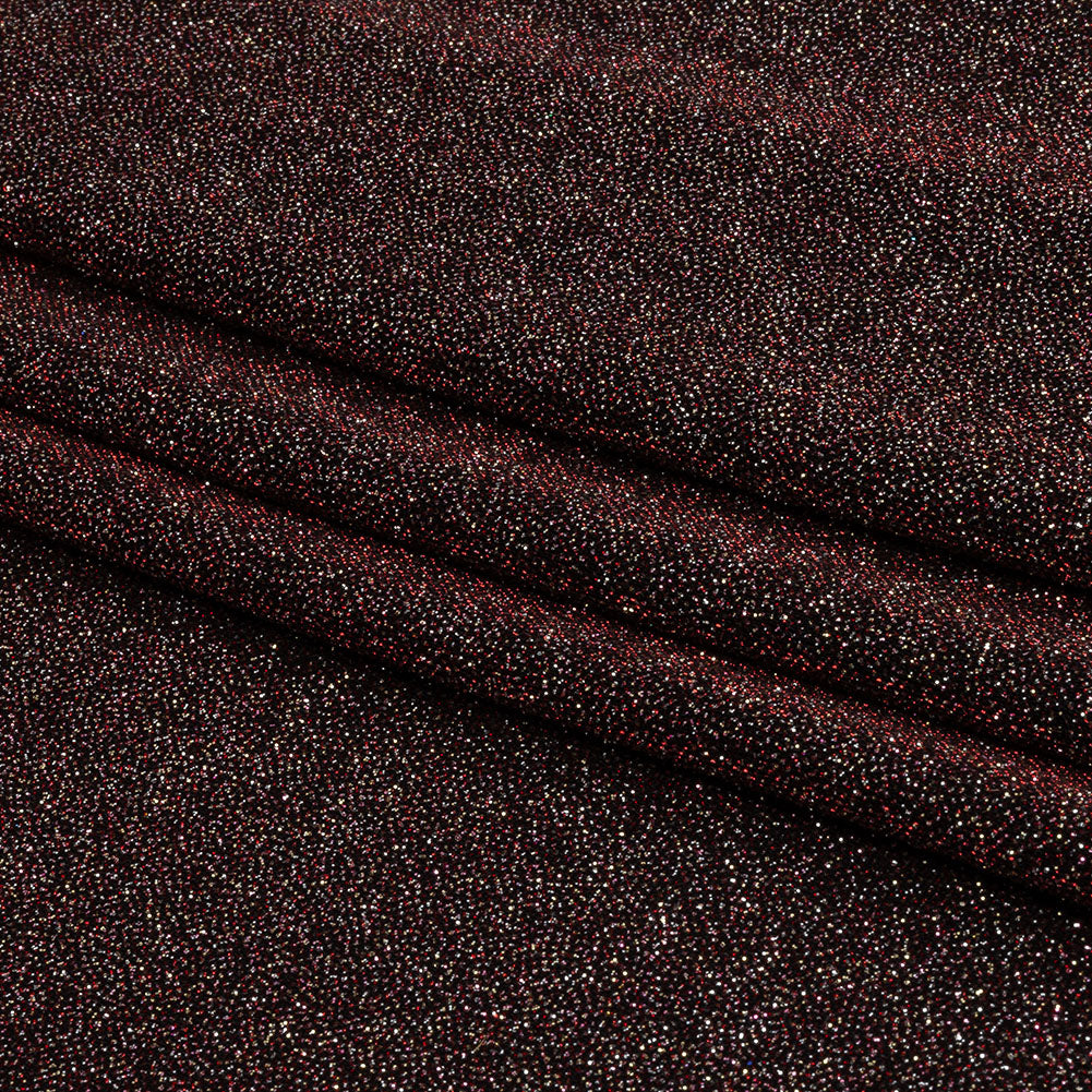 Nylon Knit with All-Over Glitter - Red - Sun Streams Collection