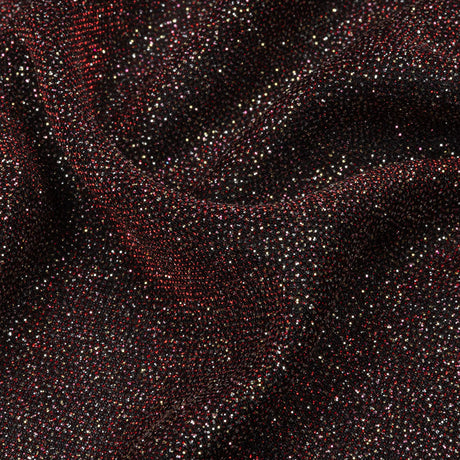 Nylon Knit with All-Over Glitter - Red - Sun Streams Collection