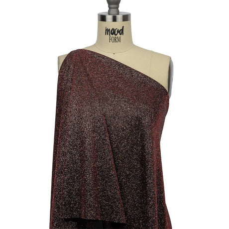 Nylon Knit with All-Over Glitter - Red - Sun Streams Collection