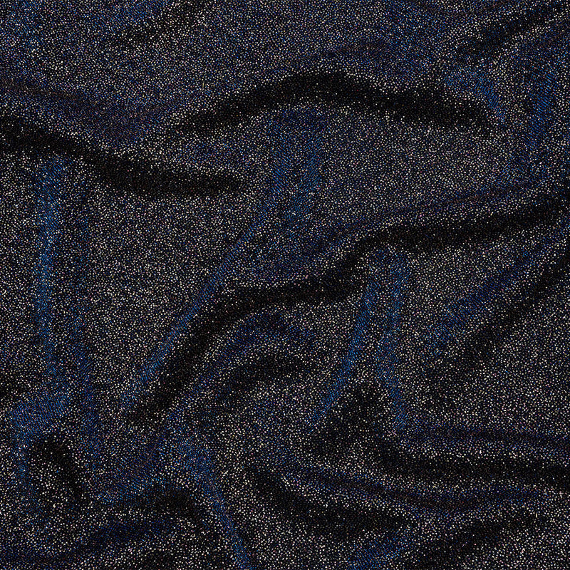 Nylon Knit with All-Over Glitter - Electric Blue - Sun Streams Collection