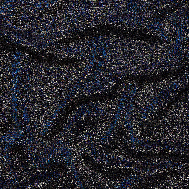Nylon Knit with All-Over Glitter - Electric Blue - Sun Streams Collection