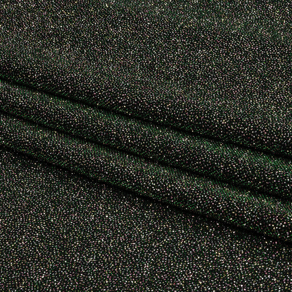 Nylon Knit with All-Over Glitter - Green - Sun Streams Collection