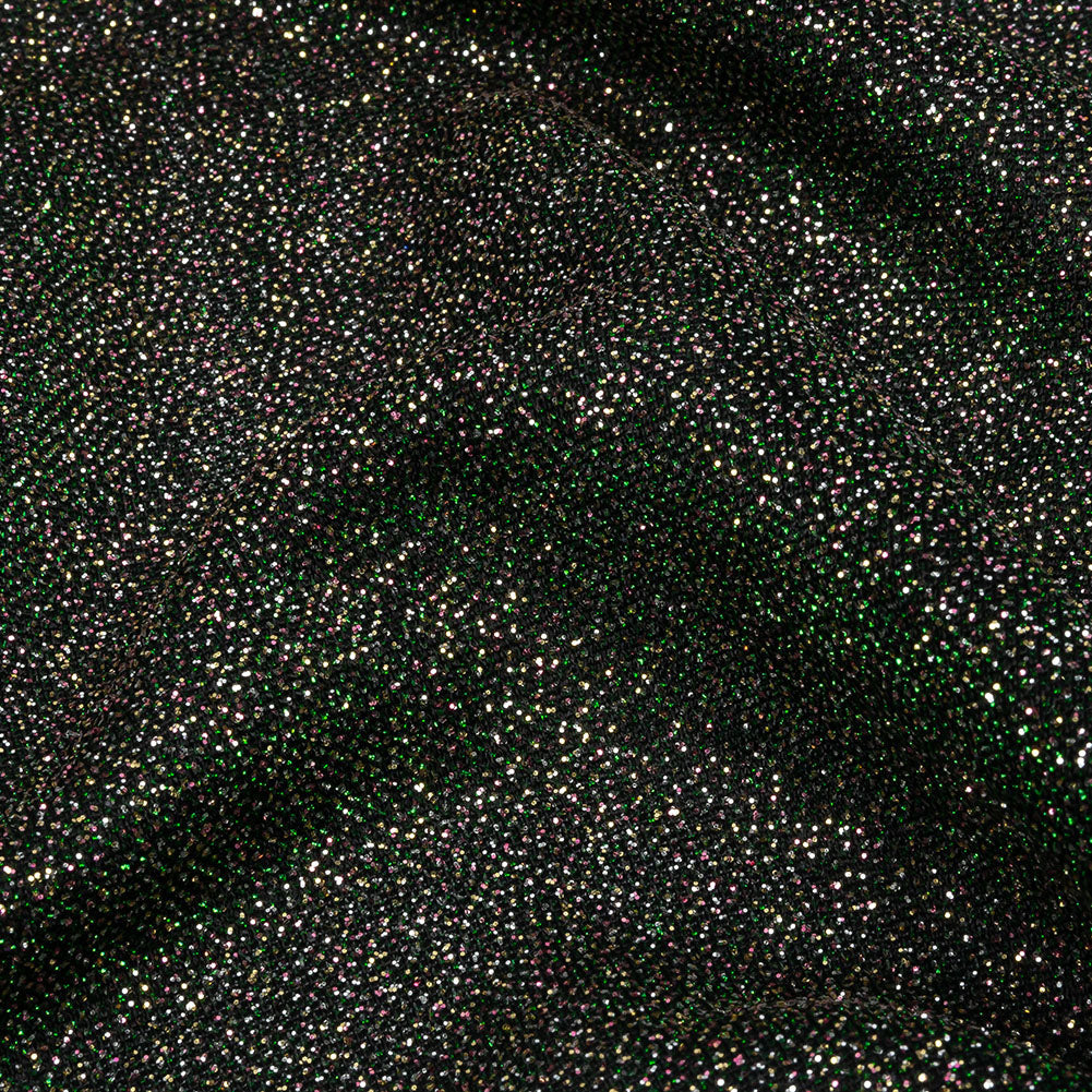 Nylon Knit with All-Over Glitter - Green - Sun Streams Collection