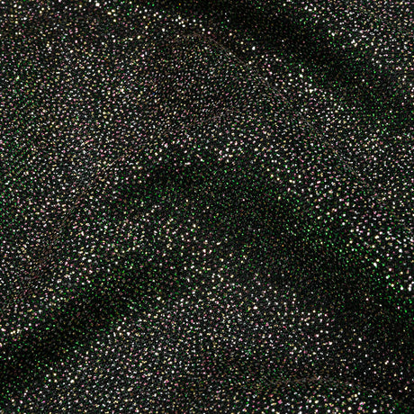 Nylon Knit with All-Over Glitter - Green - Sun Streams Collection