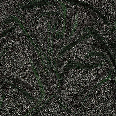 Nylon Knit with All-Over Glitter - Green - Sun Streams Collection