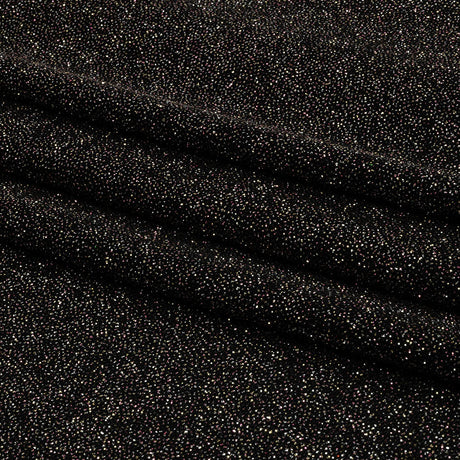 Nylon Knit with All-Over Glitter - Black - Sun Streams Collection