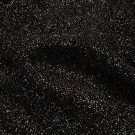 Nylon Knit with All-Over Glitter - Black - Sun Streams Collection