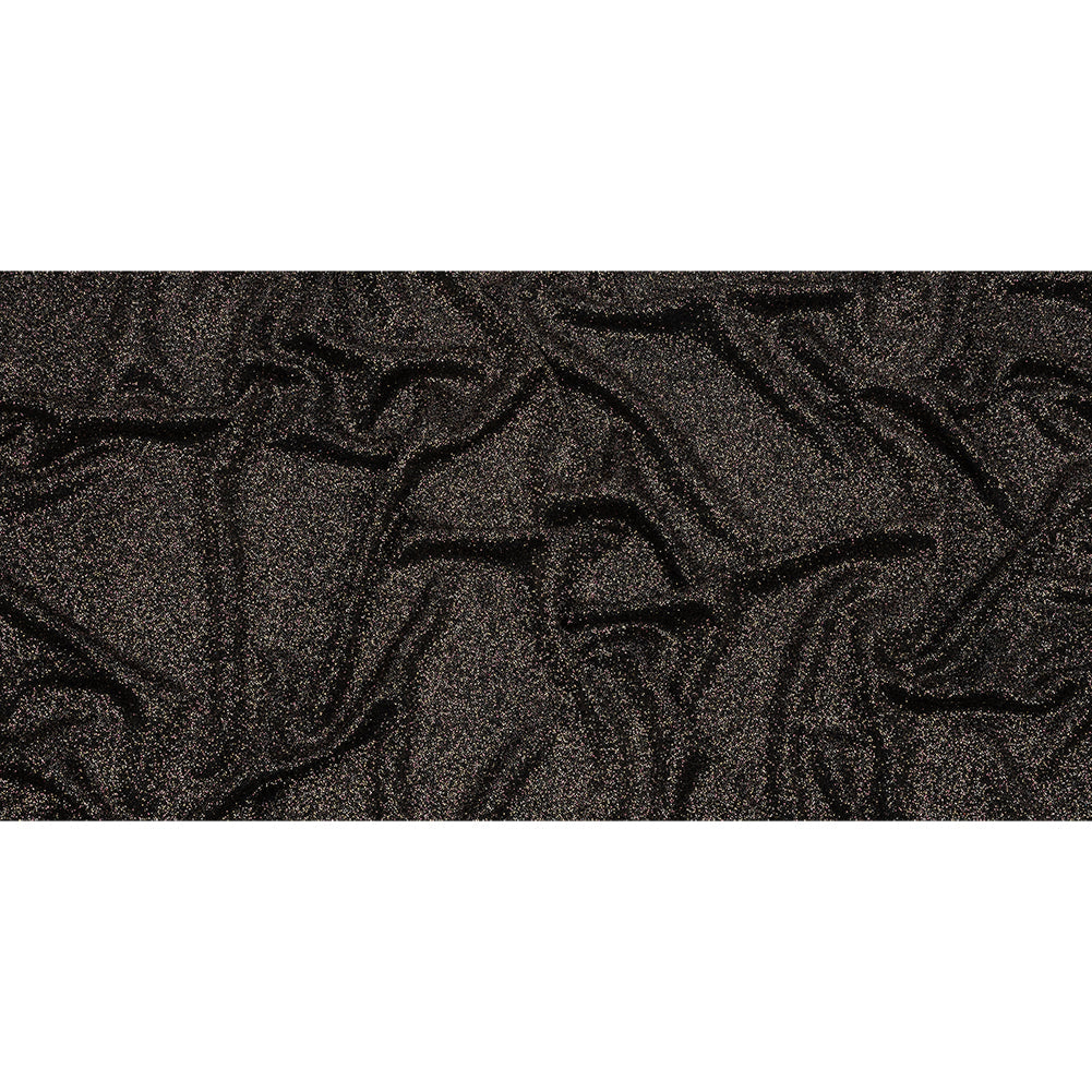 Nylon Knit with All-Over Glitter - Black - Sun Streams Collection