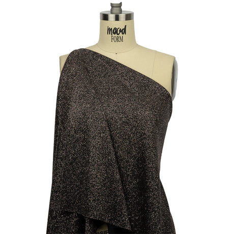 Nylon Knit with All-Over Glitter - Black - Sun Streams Collection