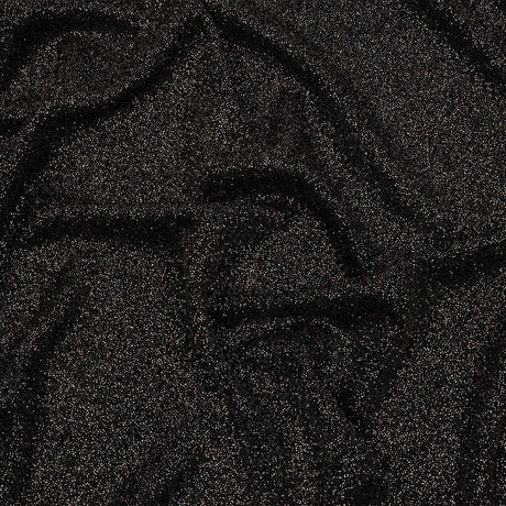 Nylon Knit with All-Over Glitter - Black - Sun Streams Collection