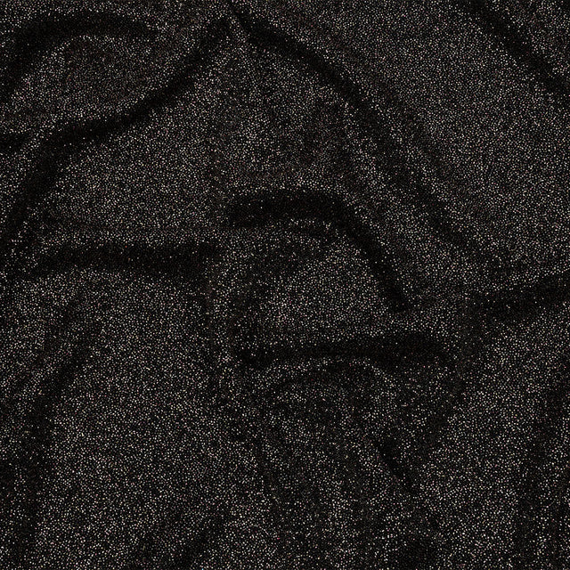 Nylon Knit with All-Over Glitter - Black - Sun Streams Collection