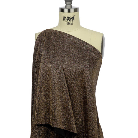 Nylon Knit with All-Over Glitter - Gold - Sun Streams Collection