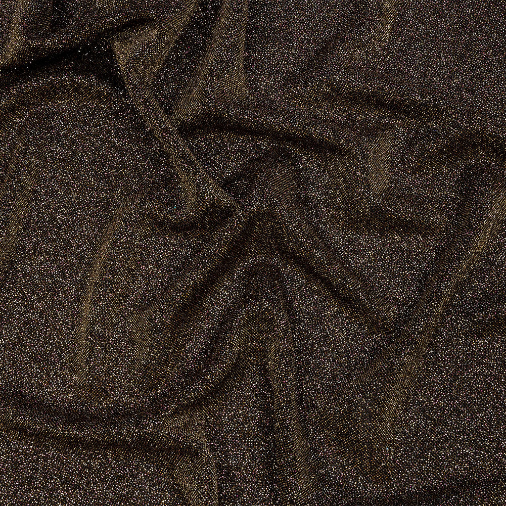 Nylon Knit with All-Over Glitter - Gold - Sun Streams Collection