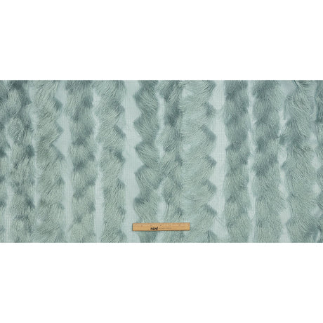 Dusty Green Zig Zag Fringe Mesh