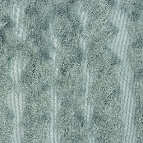 Dusty Green Zig Zag Fringe Mesh