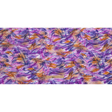 Pink, Purple and Orange Wild Brushstrokes Stretch Nylon Tricot