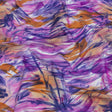 Pink, Purple and Orange Wild Brushstrokes Stretch Nylon Tricot