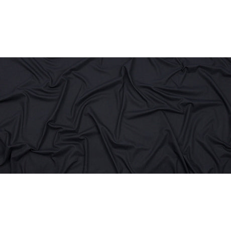 Black Stretch Rayon Interlock Knit