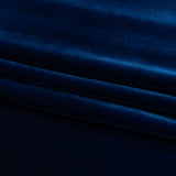 Stretch Polyester Velour - Royal Blue