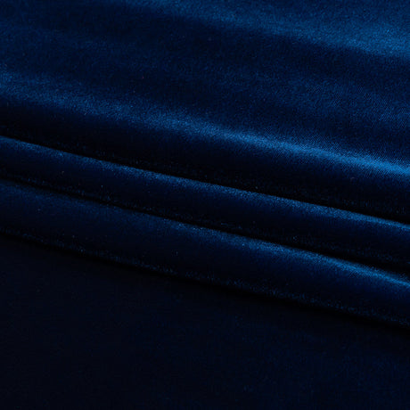 Stretch Polyester Velour - Royal Blue