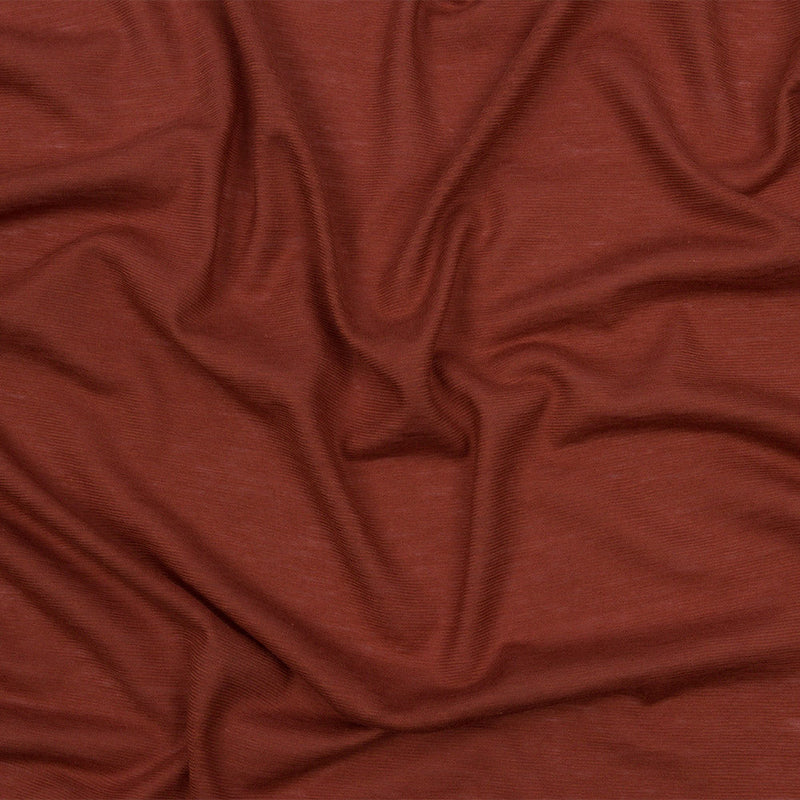 Terracotta Lightweight Cotton Jersey
