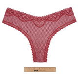 Currant Stretch Lace Panty Trim Panel - 10.25" x 14.25"