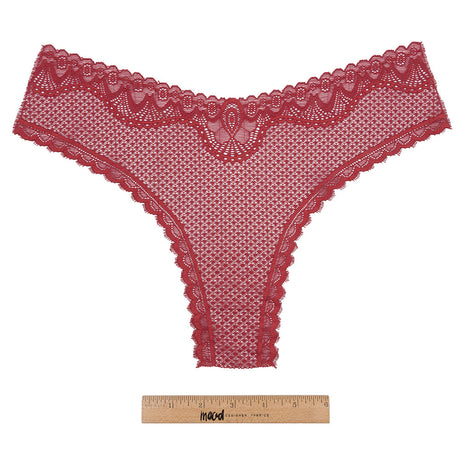 Currant Stretch Lace Panty Trim Panel - 10.25" x 14.25"