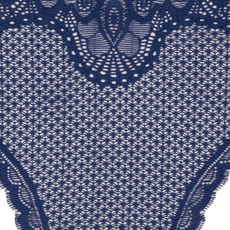 Navy Stretch Lace Panty Trim Panel - 10.25" x 14.25"