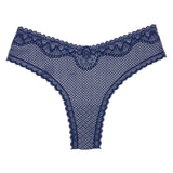 Navy Stretch Lace Panty Trim Panel - 10.25" x 14.25"