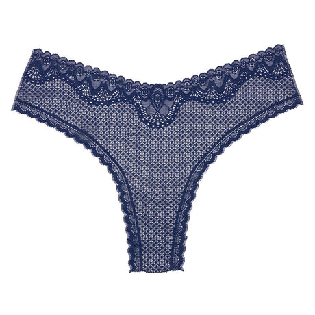 Navy Stretch Lace Panty Trim Panel - 10.25" x 14.25"