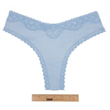 Sky Blue Stretch Lace Panty Trim Panel - 10.25" x 14.25"