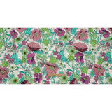 Mood Exclusive Purple Springing Up Stretch Cotton Sateen