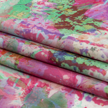 Mood Exclusive Pink Botanical Trip Cotton Poplin