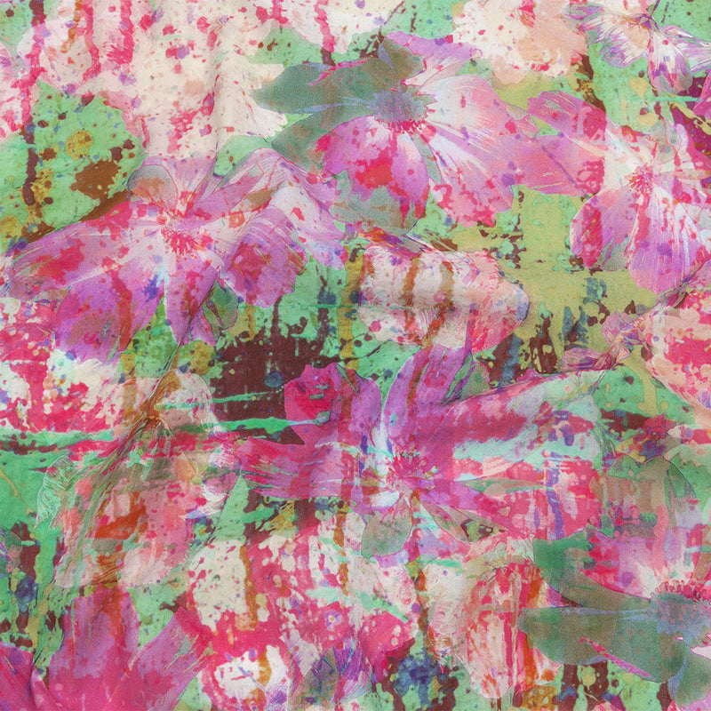 Mood Exclusive Pink Botanical Trip Cotton Poplin