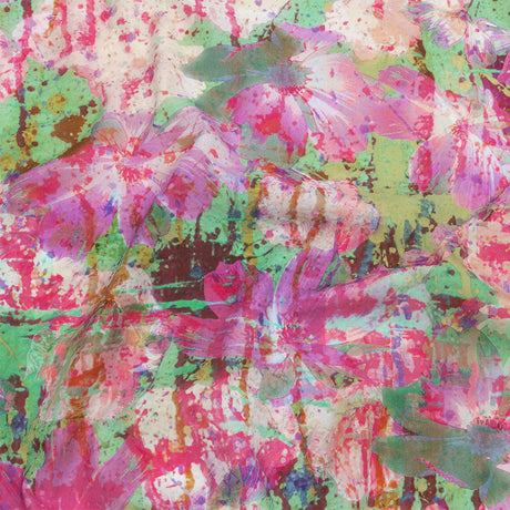 Mood Exclusive Pink Botanical Trip Cotton Poplin