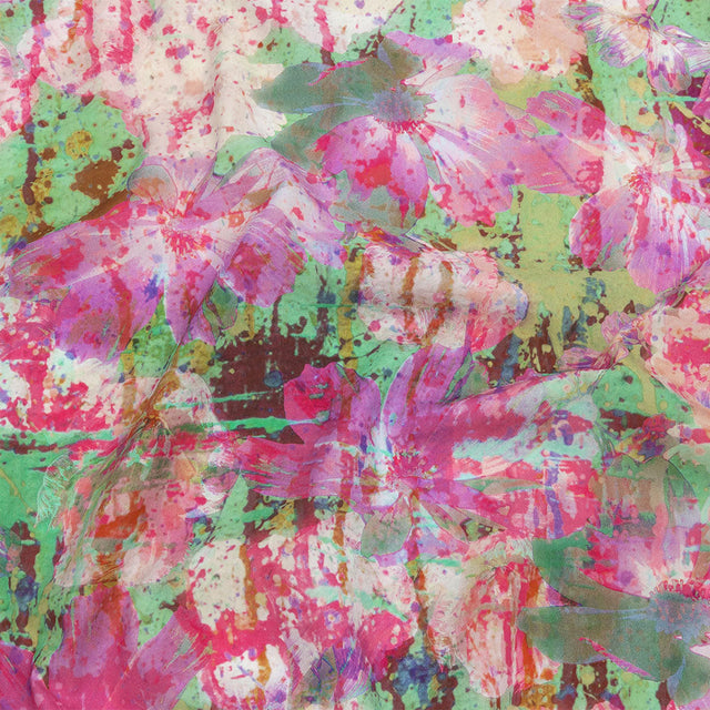 Mood Exclusive Pink Botanical Trip Cotton Poplin