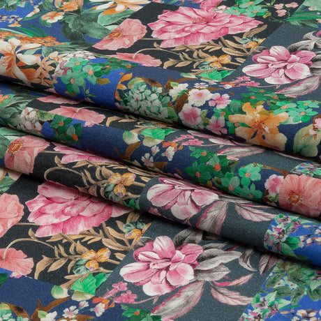Mood Exclusive Blooming the Grid Cotton Poplin