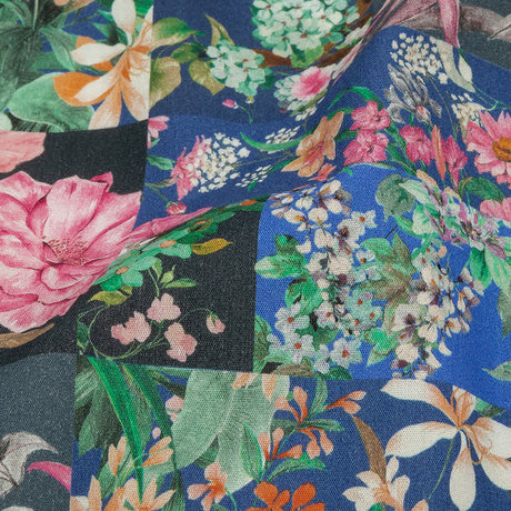 Mood Exclusive Blooming the Grid Cotton Poplin