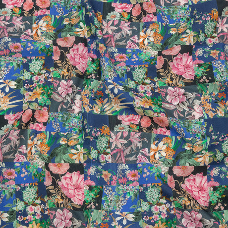 Mood Exclusive Blooming the Grid Cotton Poplin