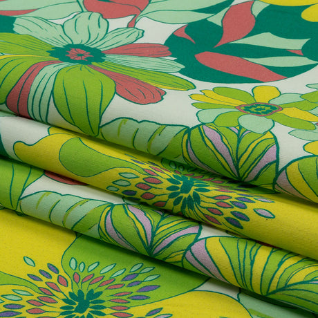 Mood Exclusive Florescent Inflorescence Stretch Cotton Twill