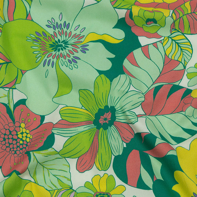Mood Exclusive Florescent Inflorescence Stretch Cotton Twill