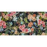 Mood Exclusive Navy Florist's Cuttings Stretch Cotton Woven