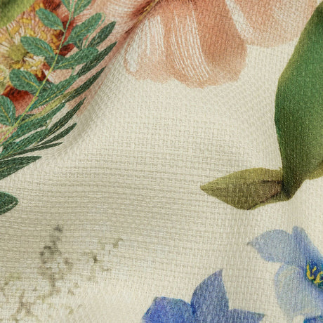 Mood Exclusive Cream Florist's Cuttings Stretch Cotton Woven