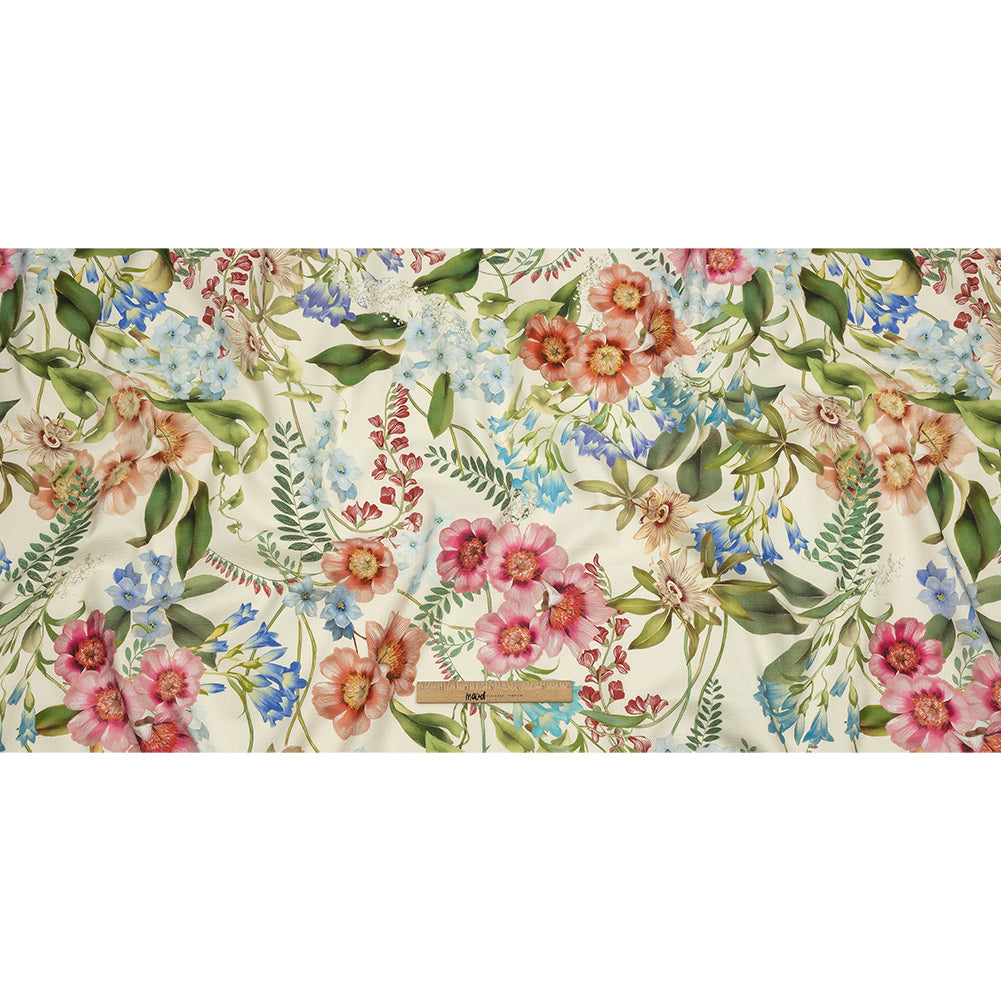 Mood Exclusive Cream Florist's Cuttings Stretch Cotton Woven