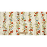 Mood Exclusive White Wildflower Fields Stretch Cotton Woven