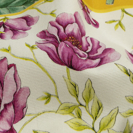 Stretch Cotton Canvas Print - Multicolor Floral Patchwork - Mood Exclusive Midsummer Festive