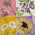 Stretch Cotton Canvas Print - Multicolor Floral Patchwork - Mood Exclusive Midsummer Festive