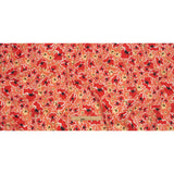 Cotton Voile Print - Orange and Red Floral - Mood Exclusive Grooving Blooms
