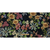 Stretch Cotton Canvas Print - Navy, Red, Yellow and Blue Floral - Mood Exclusive Lucid Dream