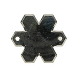 Vintage Heliotrope Snowflake Sew-On Rhinestone - 30mm